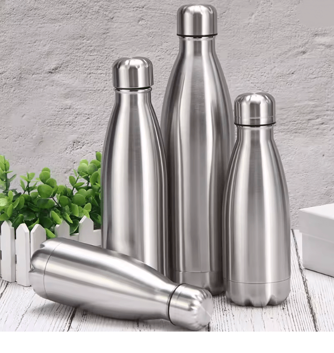 Stainless Steel Water Bottle for Sports Travel and Daily Use