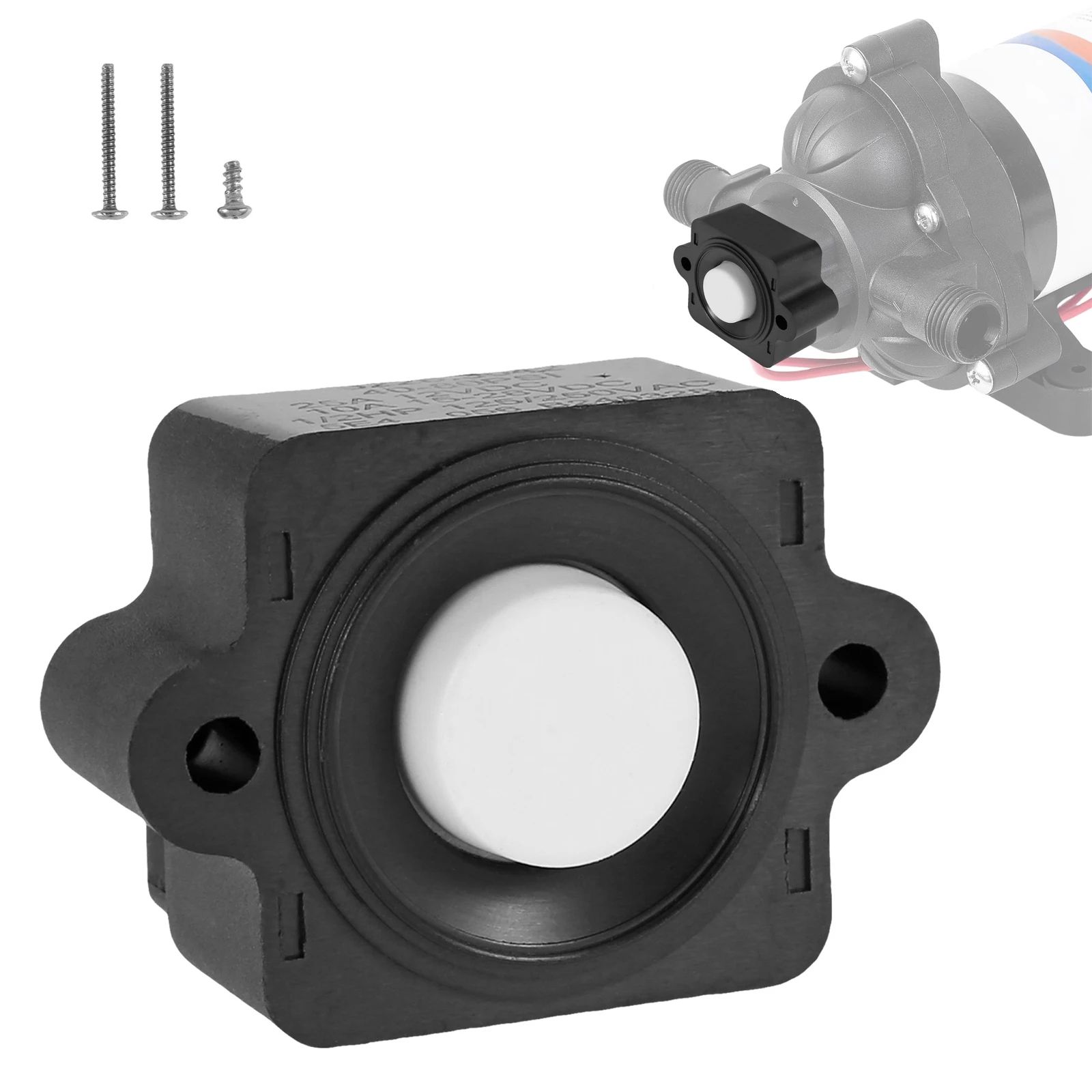 RV Water Pump Pressure Switch Kit Adjustable 40 to 80 PSI Waterproof Diaphragm Pump Controller