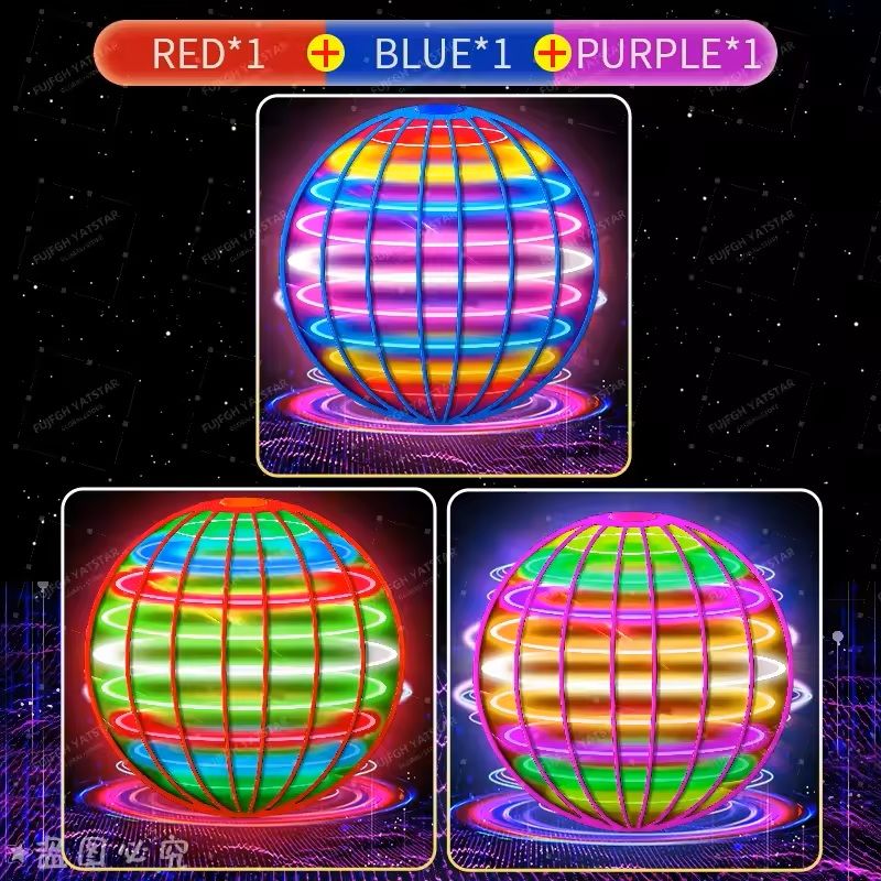 LED Boomerang Flying Ball Toy
