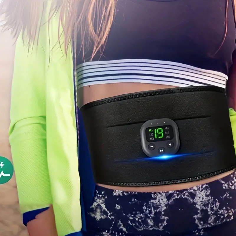 Portable Waist Massager Belt, USB Charging Electric Shaper for Arm, Hip & Leg | Weight Loss Trainer & Fitness Massager