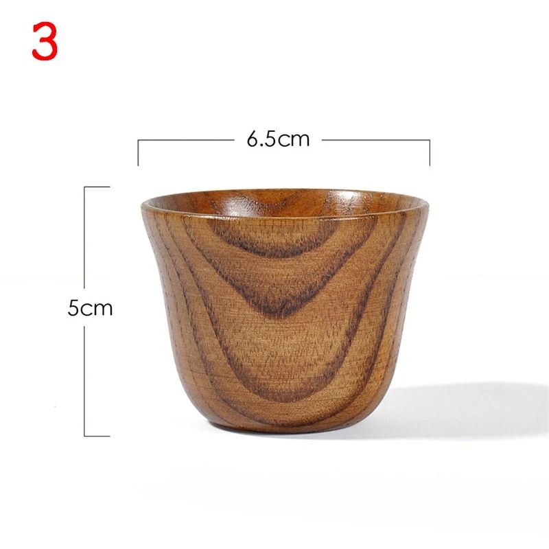 Wooden Big Belly Cup Handmade from Natural Spruce