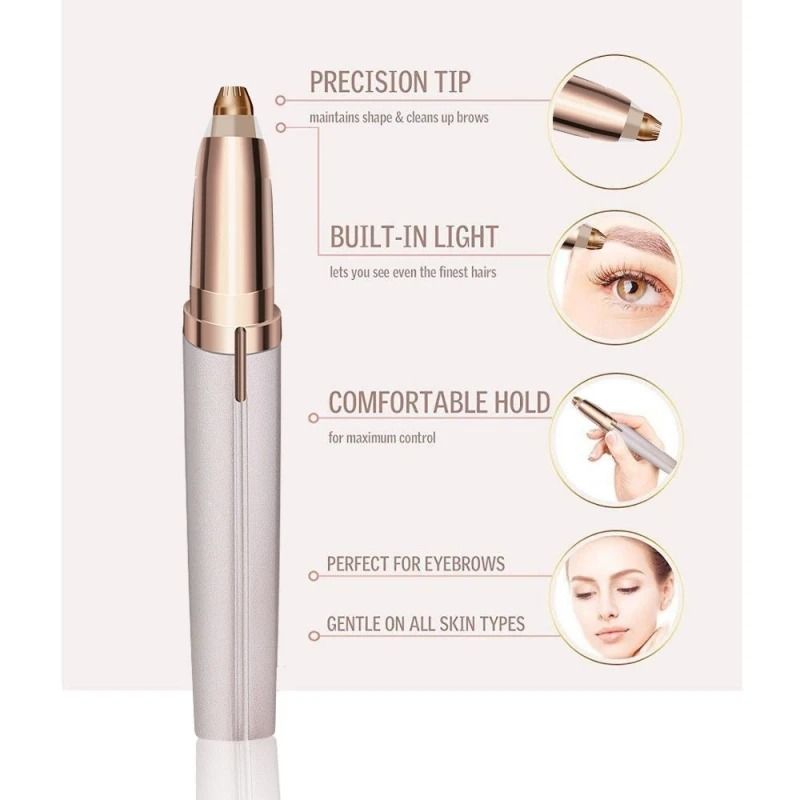 Precision Electric Eyebrow Epilator and Facial Shaper