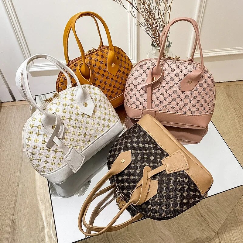 Ladies Korean Fashion Handbag, Flower Material Shell Crossbody Bag Single Shoulder Crossbody Small Bag