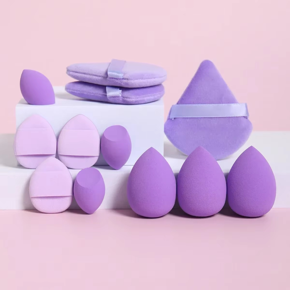 All-Purpose Velvet Makeup Sponge Set Soft Beauty Blender for Flawless Application