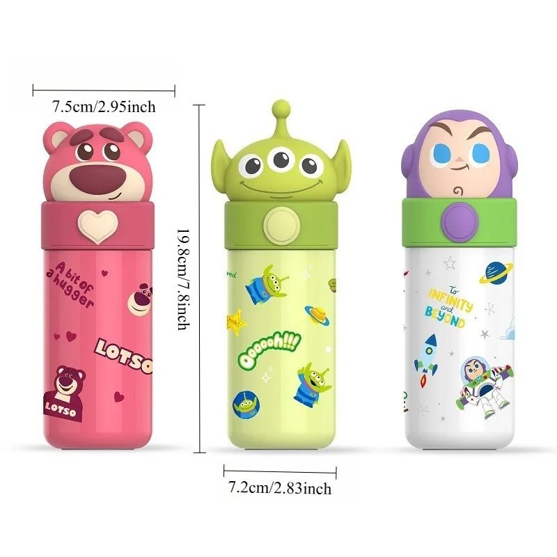 Cartoon Design Heart Handle Thermos