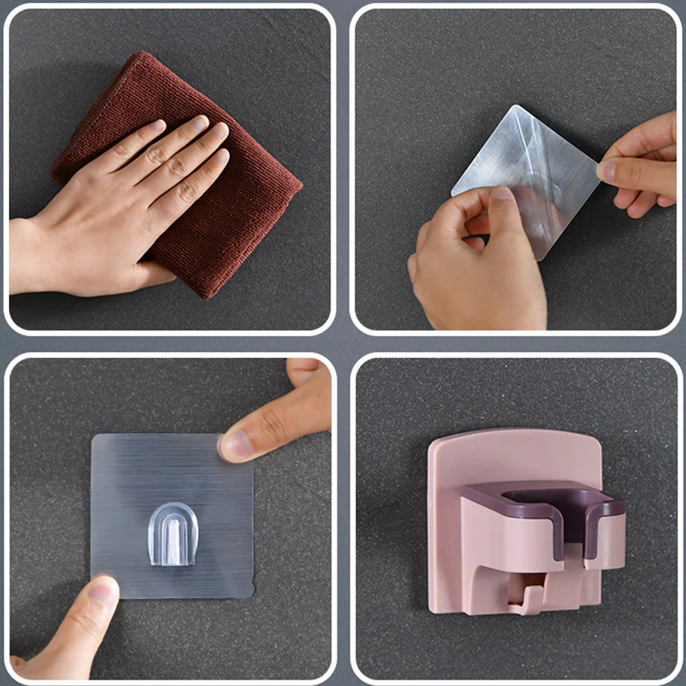 Free Your Hands Wall Mounted Hair Dryer Holder