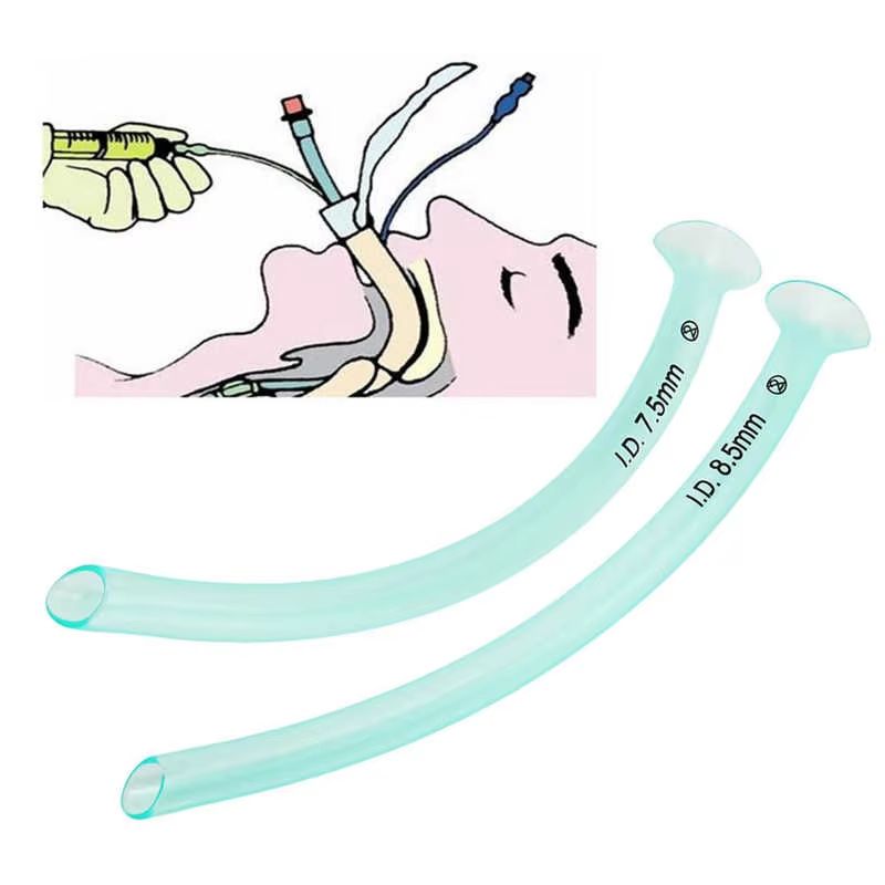 Disposable Transparent Nasopharyngeal Airway Tube – Emergency Airway Support Green Oral/Nasal Tube