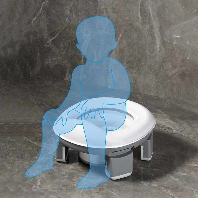 3 in 1 Foldable Baby Potty Training Seat with Bags Portable Travel Toilet for Toddlers and Young Children