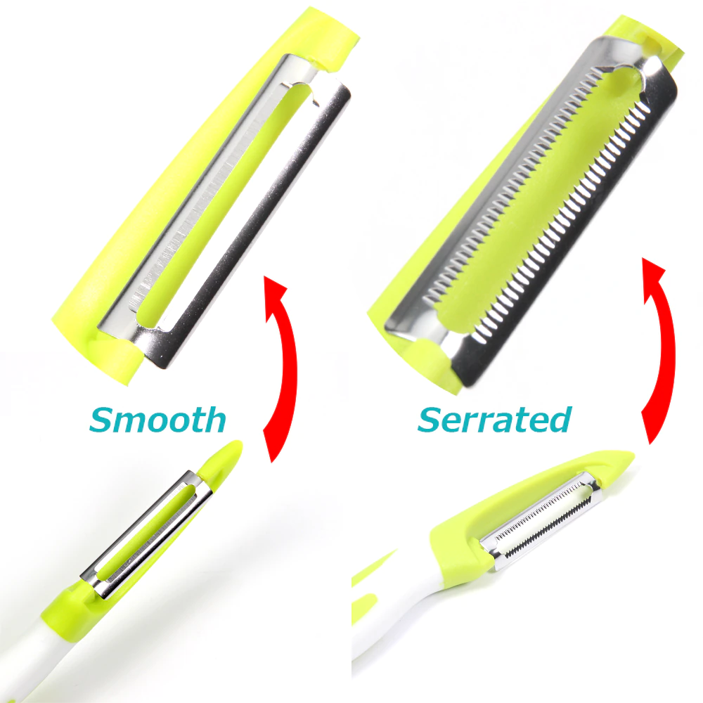 Stainless Steel Soft Fruit & Vegetable Skin Peeler