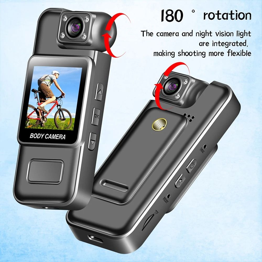 Mini HD Body Camera with Night Vision and Optional WiFi