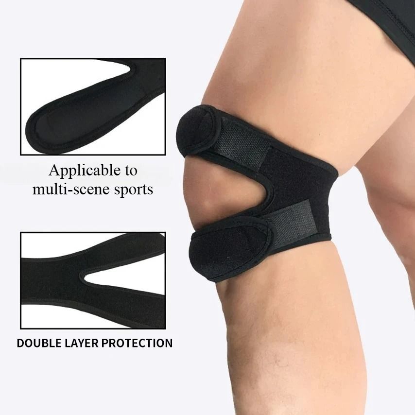 Pressurized Knee Support Wrap – Adjustable Elastic Bandage Brace for Sports & Recovery