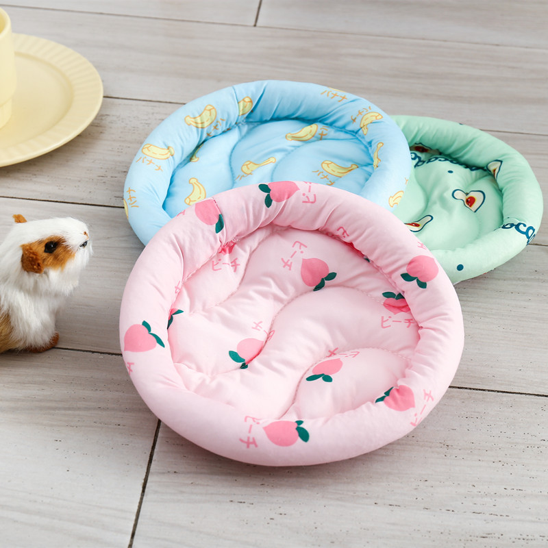 Soft Plush Small Animal Bed for Hamsters Guinea Pigs Rabbits & More Warm & Cozy Nest Mat