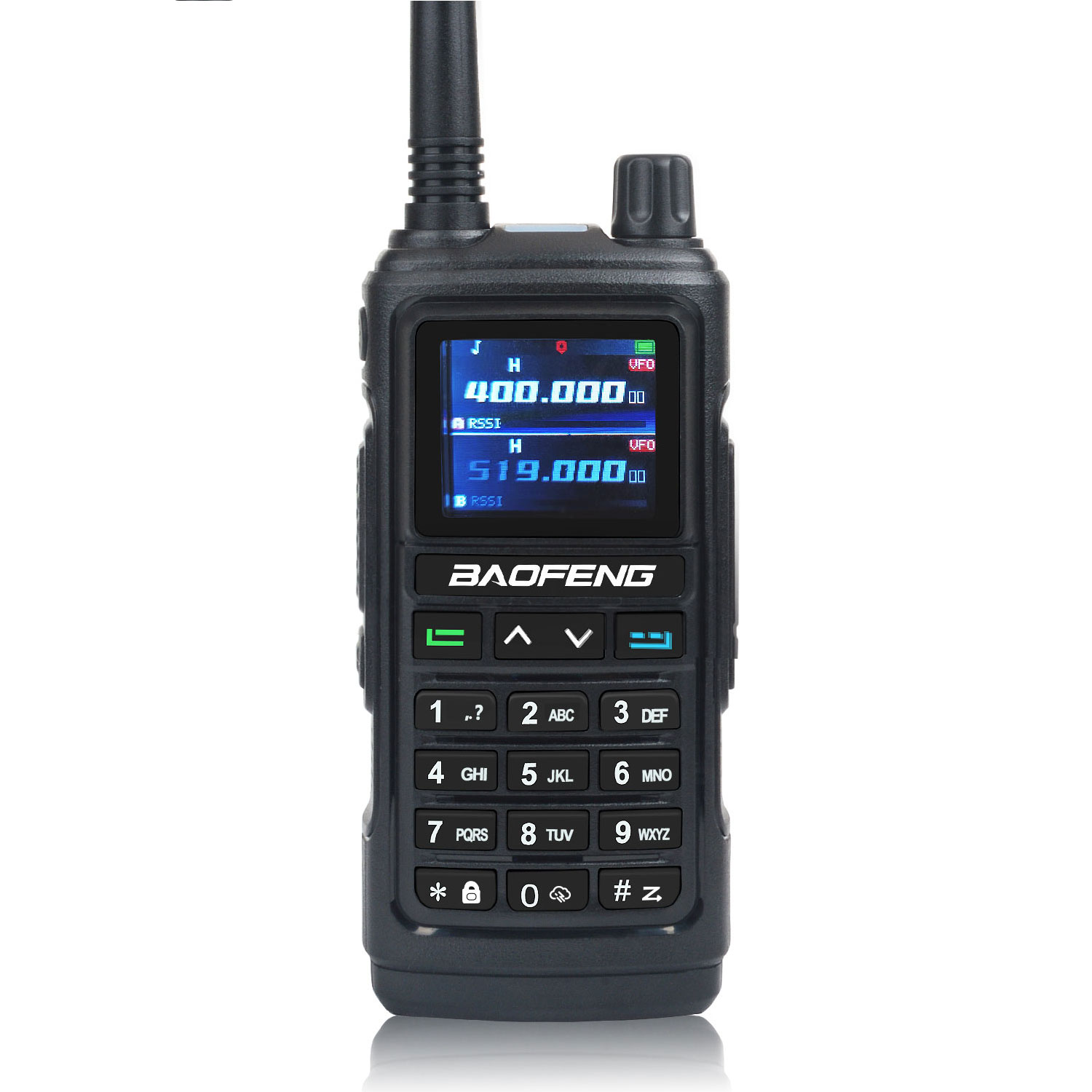 UV Pro GPS Air Band Walkie Talkie Five Bands Receive, Tri-Band Transmit FM Two-Way Radio