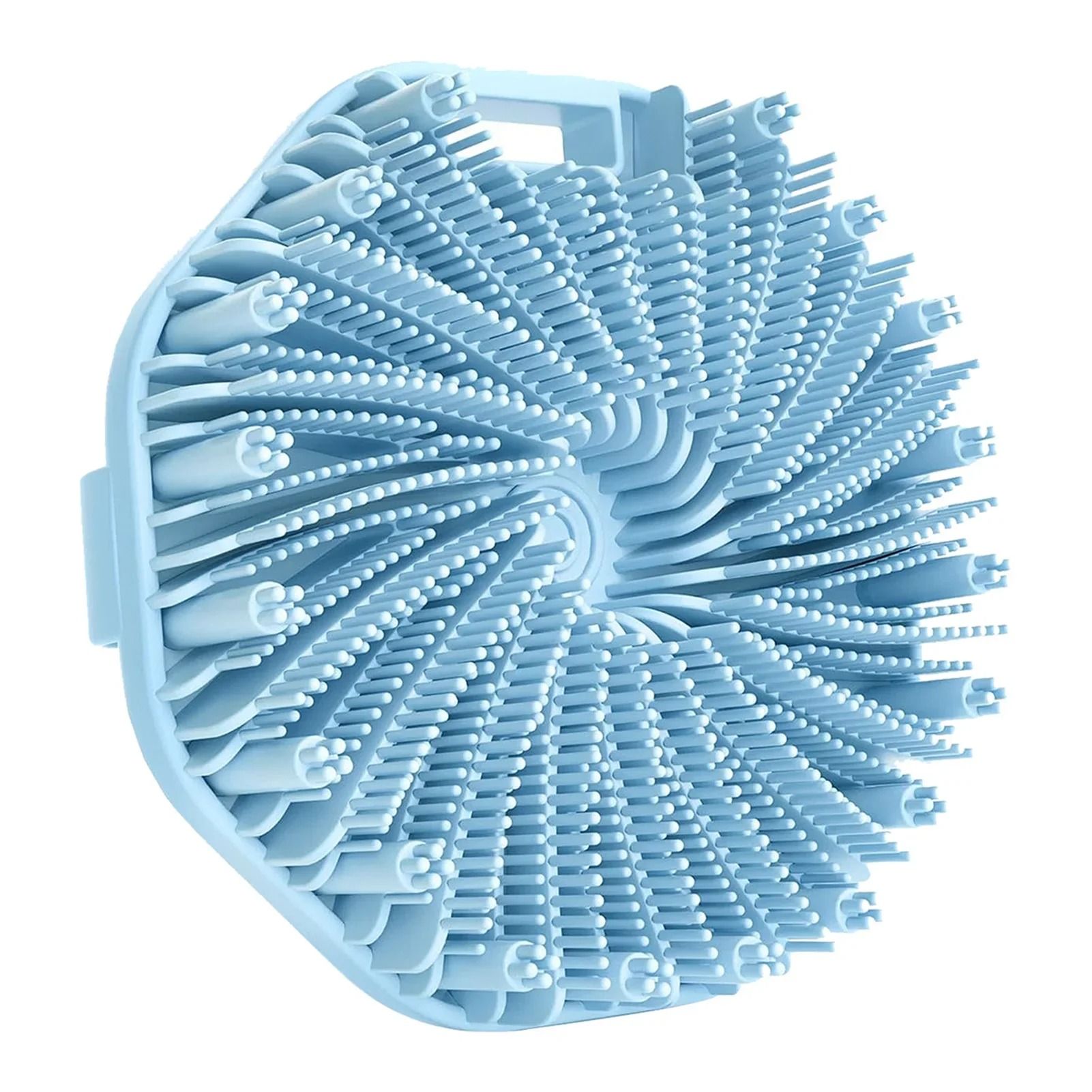 Silicone Body Scrubber Shower Brush with Non Slip Hand Strap