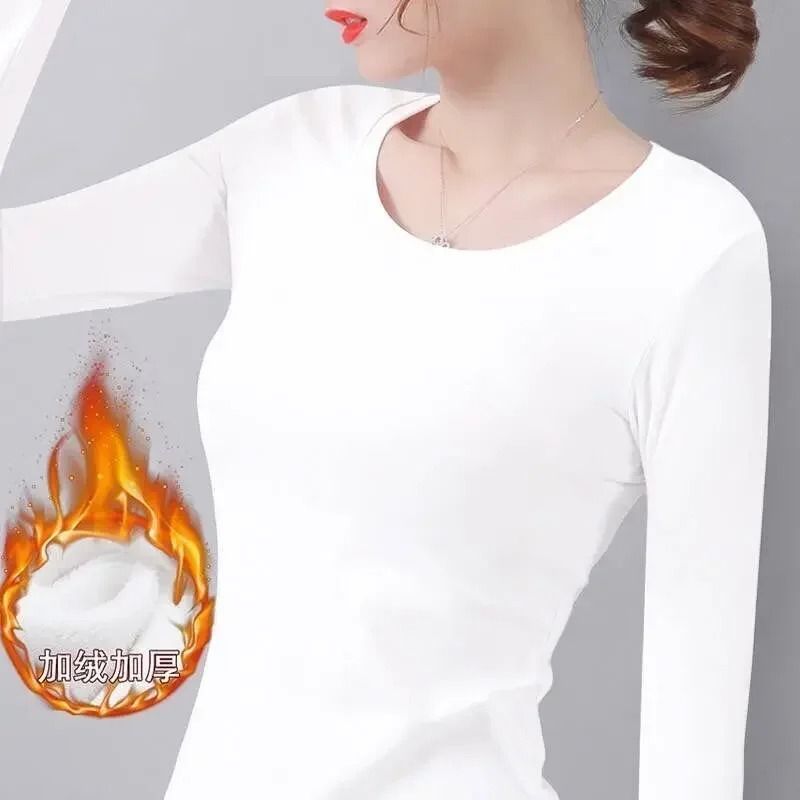 Womens Thermal Turtleneck Long Sleeve Base Layer Shirt Winter Warm Top