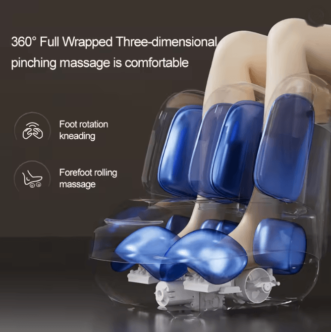 Electric Calf and Foot Shiatsu Massager with Air Compression Deep Kneading Relief