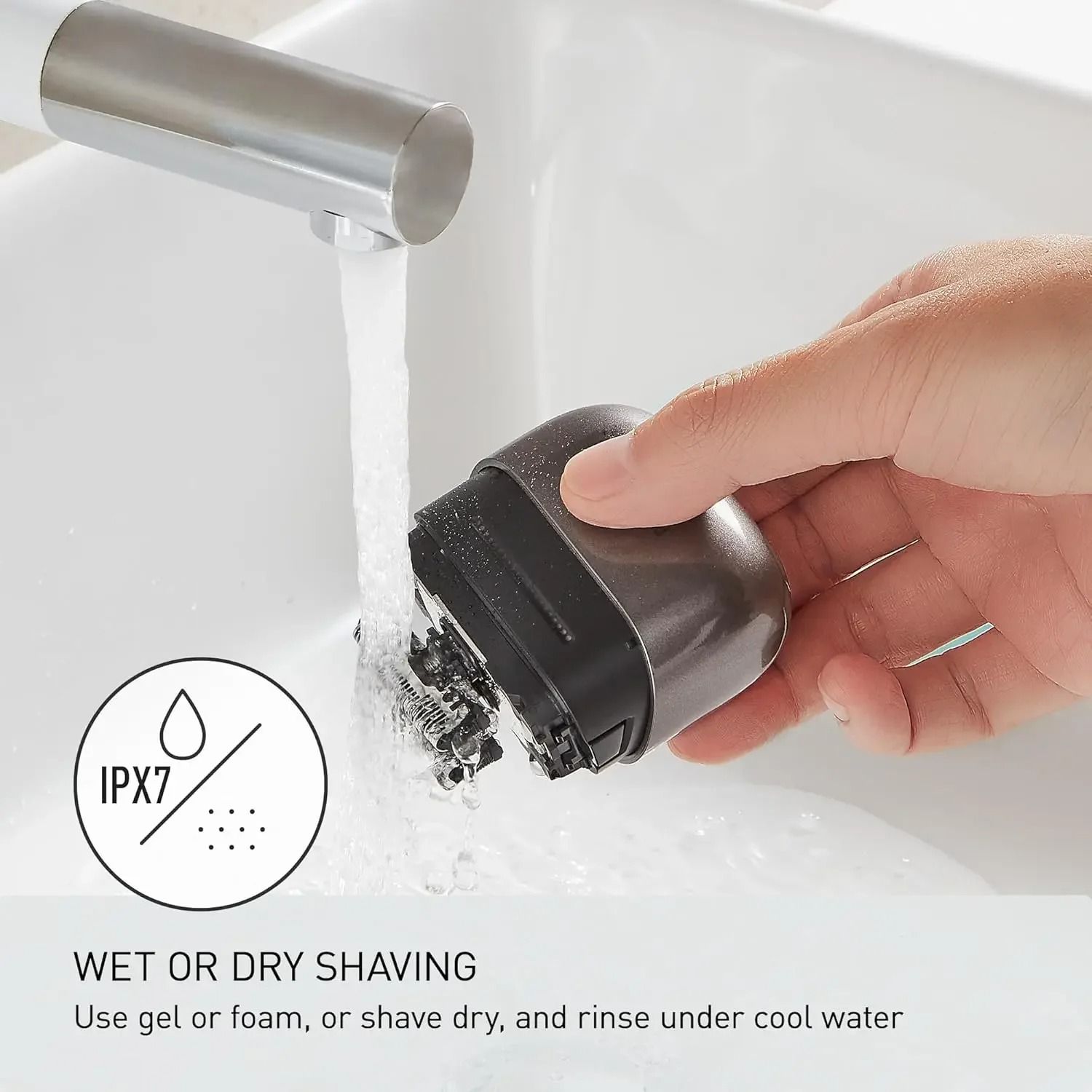 Panasonic Travel Electric Razor with USB C Charging and Beard Sensor