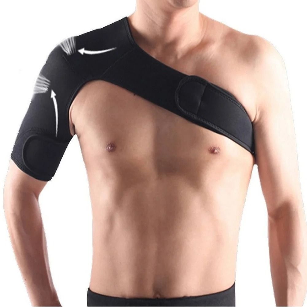 Adjustable Single Shoulder Support Brace and Gym Sports Care Guard