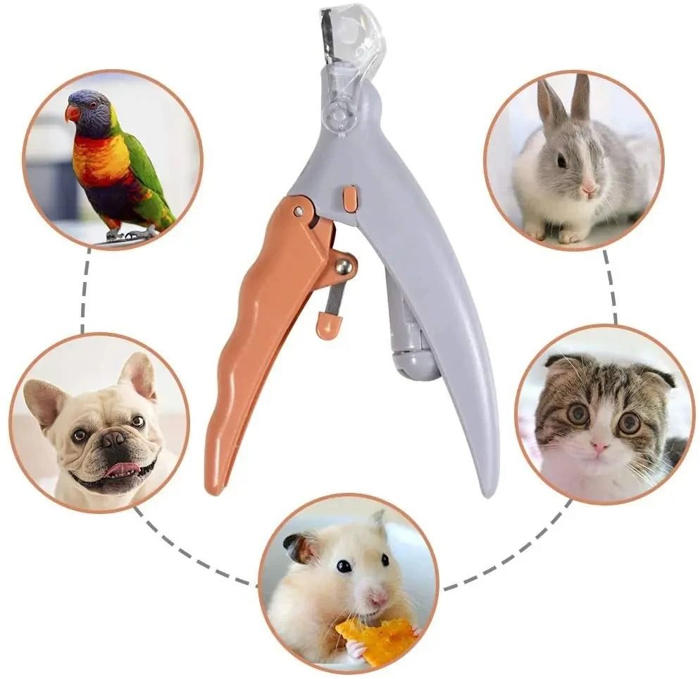 Professional LED Pet Nail Clippers with Safety Guard and Built in Nail File