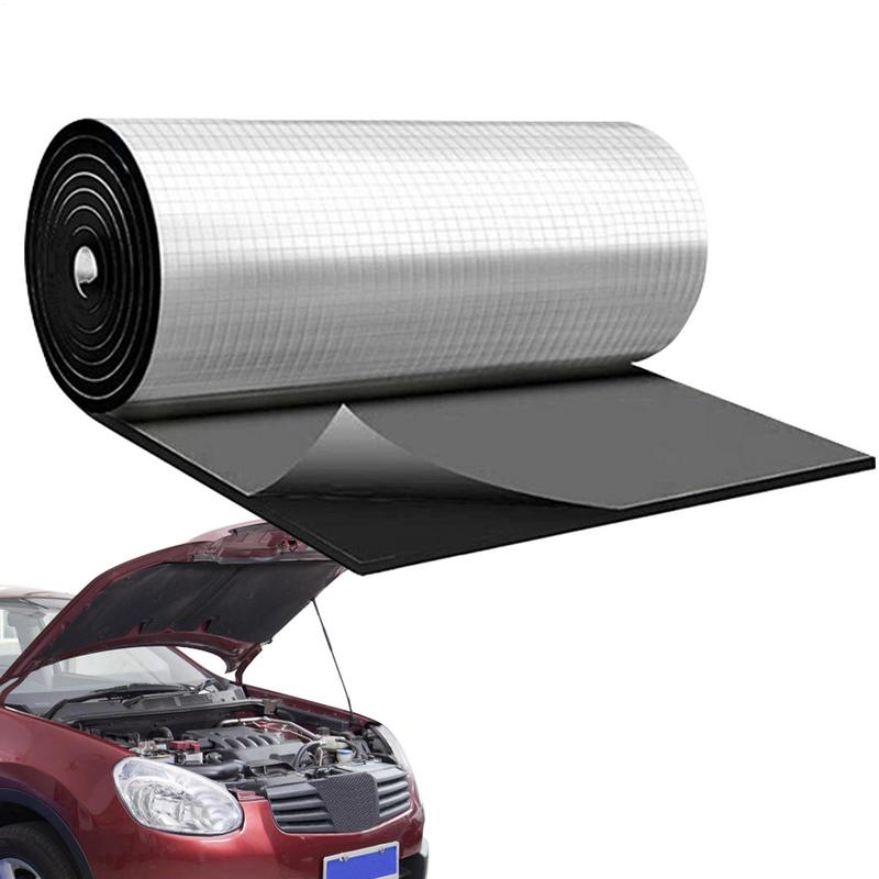 Car Sound Insulation Mat, Automotive Self Adhesive Noise Deadener, Vehicle Dampening Tool for Hood, Door, Roof