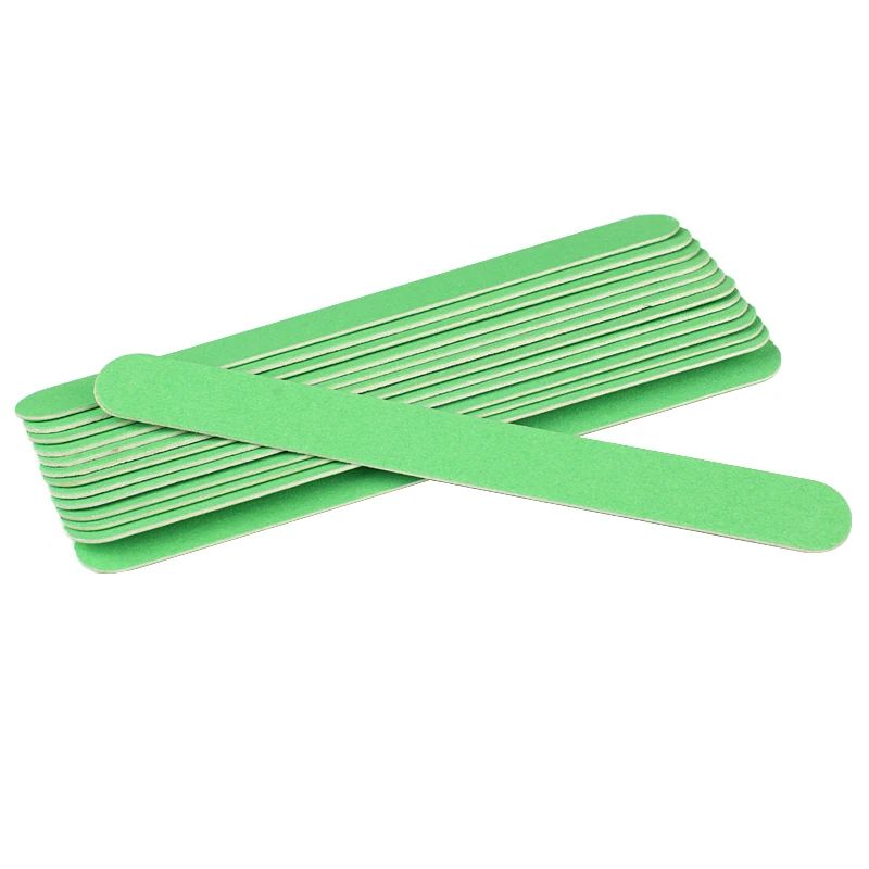 Wooden Nail Files Professional Manicure Pedicure Sanding File Set 20 Pack