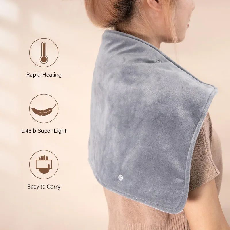 USB Heated Shawl Blanket – Soft Thermostatic Electric Hand Warmer for Office & Home