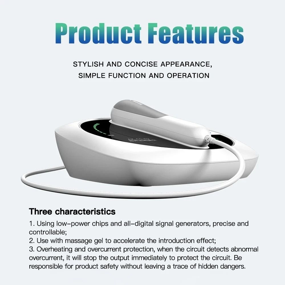 Ultrasound Physiotherapy Massage Device 1 MHz Deep Muscle and Joint Pain Relief