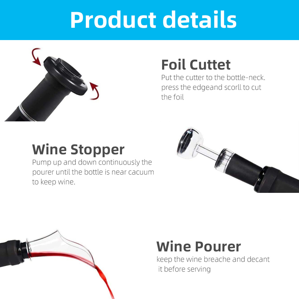 Rechargeable Electric Wine Bottle Opener