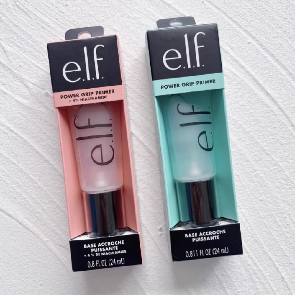 Niacinamide Brightening Hydrating Gel Primer, ELF Primer Gel 4%, Hyaluronic Acid Moisturizing Pre Makeup, Oil Control