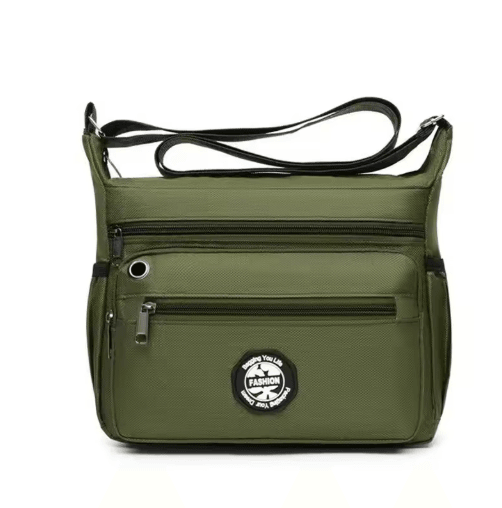 2024 Mens Waterproof Messenger Bag Compact Oxford Crossbody Sling for Work and Business