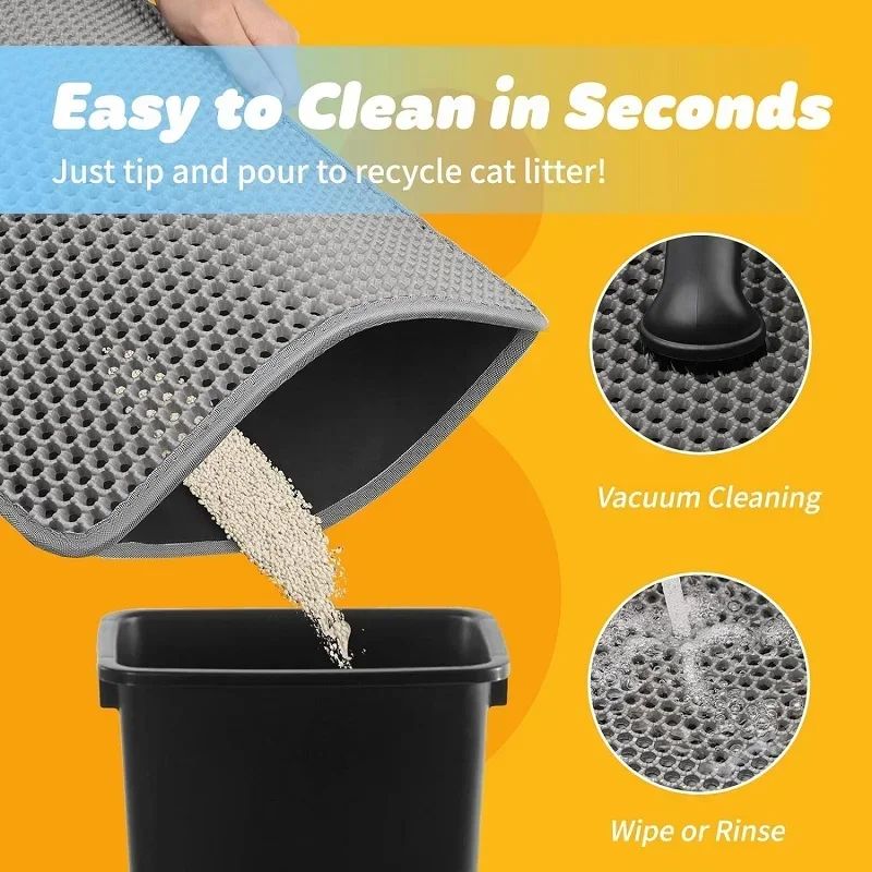 Double Layer Waterproof Cat Litter Mat