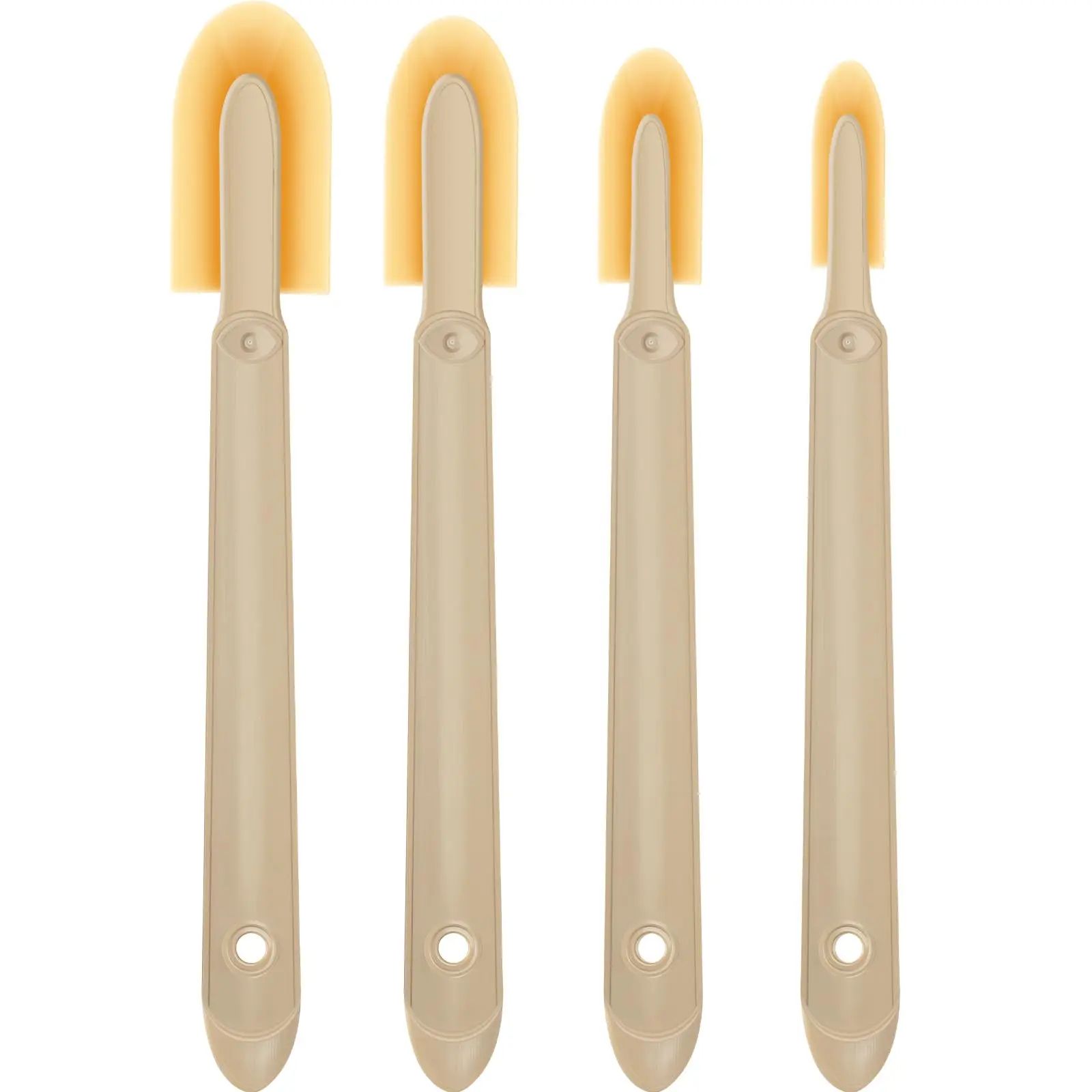Extended-Length Silicone Caulk Finishing Spatula Set