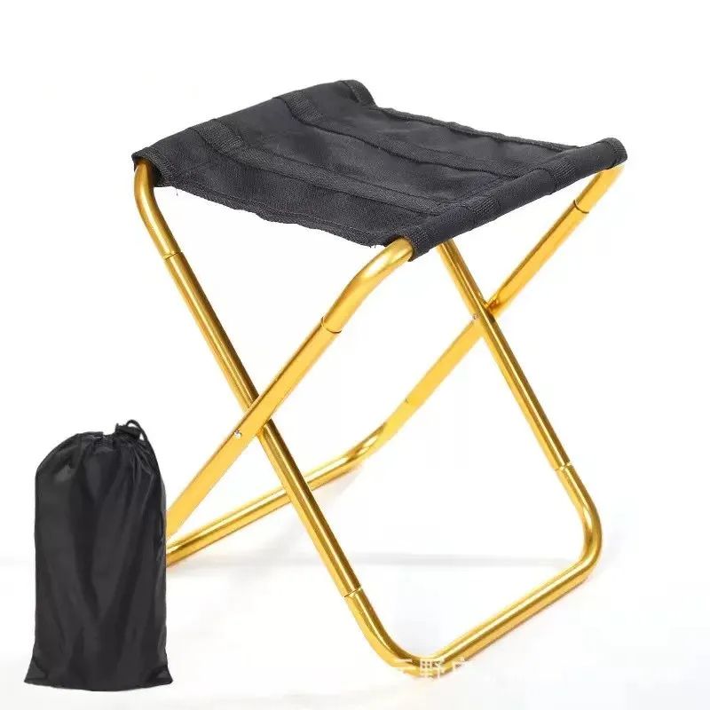 Ultra Light Folding Small Stool Bench Portable Foldable Outdoor Camping Fishing Travel Chair for Picnic, Subway, Train