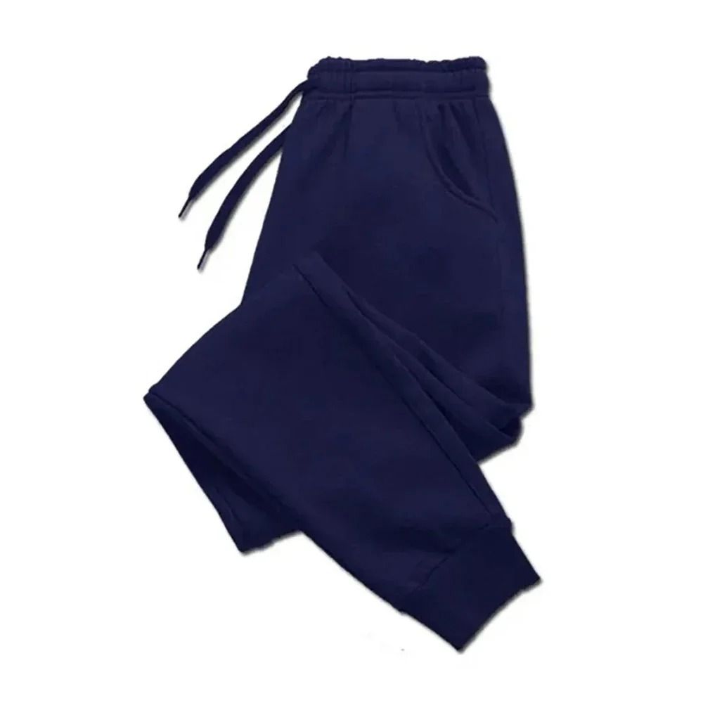 Mens Fleece Sweatpants Winter Joggers Soft Warm Workout Pants