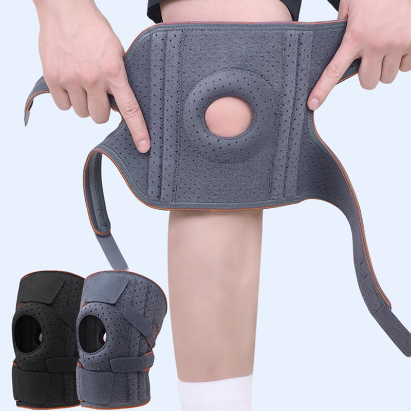 Patella Gel Knee Brace, Side Stabilizers Support, Maximum Knee Pain Relief, Fast Recovery for Men and Women