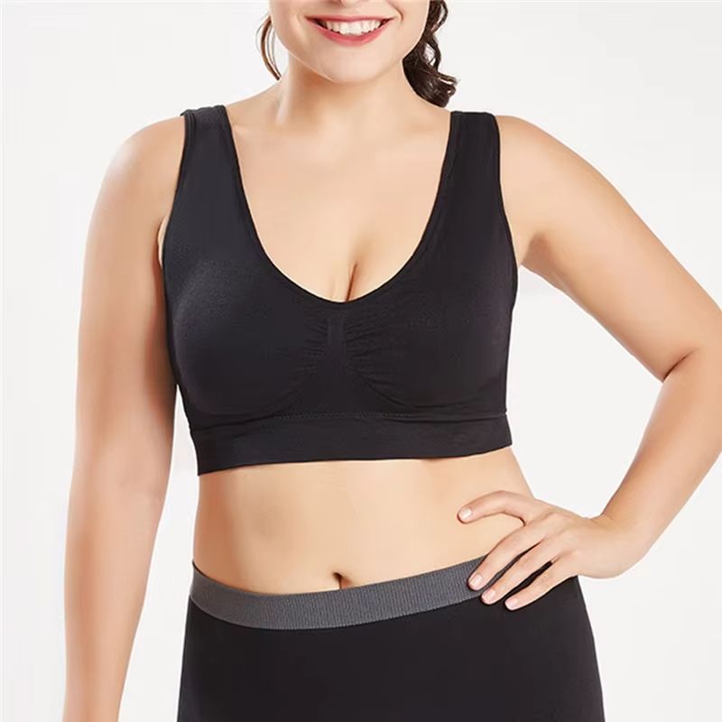 Seamless No-Pad Sports Bra – Breathable, Lightweight Bralette for Yoga & Fitness