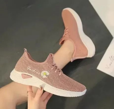 Women Breathable Mesh Running Sneakers Lightweight Casual Shoes