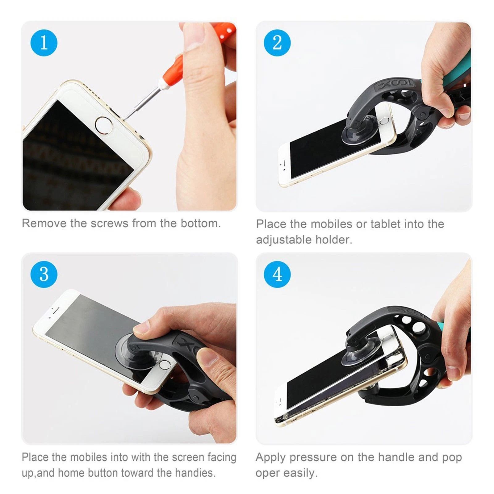 Screen Opening Repair Tools Kit for Mobile Cell Phone, Screwdriver Set