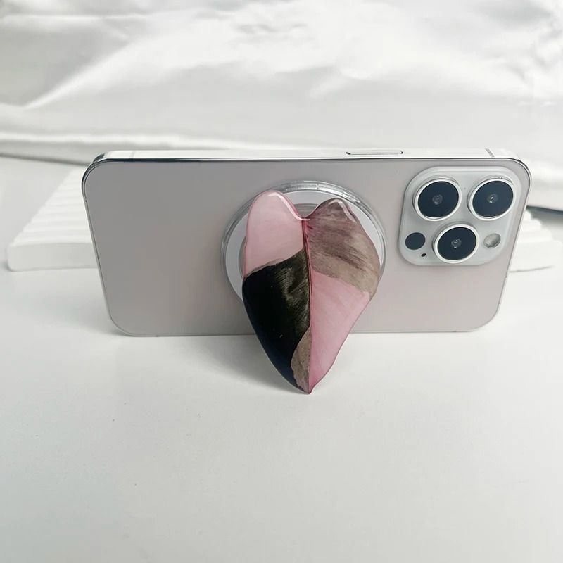 Tropical Leaf Magnetic Phone Grip Holder for MagSafe iPhone & Samsung Fashion Decoration