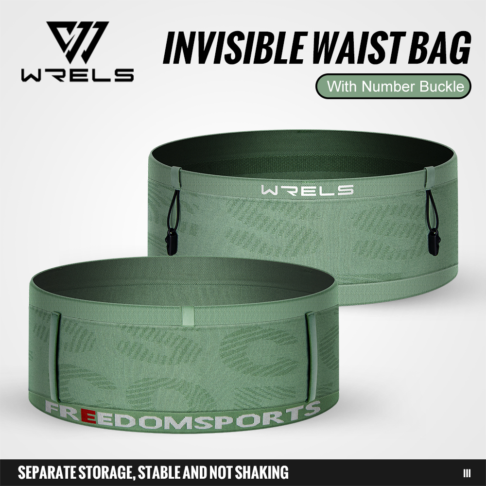 Invisible Lightweight Running Waist Bag - Breathable Quick-Dry Fitness Fanny Pack for Marathon, Gym & Running