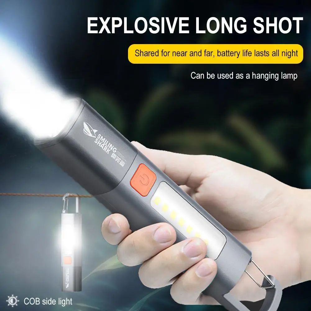 Rechargeable Super Bright LED Camping Flashlight