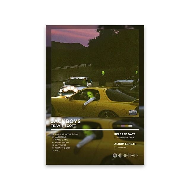 Retro Rap Album Cover Canvas Poster Music Wall Art Print