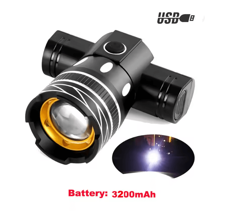LED USB Rechargeable Scooter Headlight