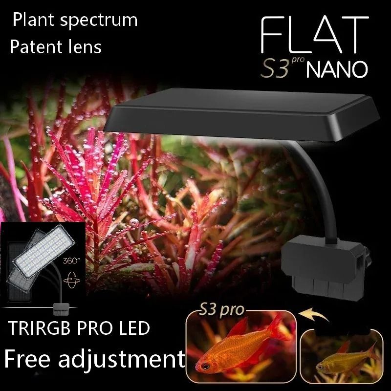 Full Spectrum RGB Nano Aquarium Clamp Light