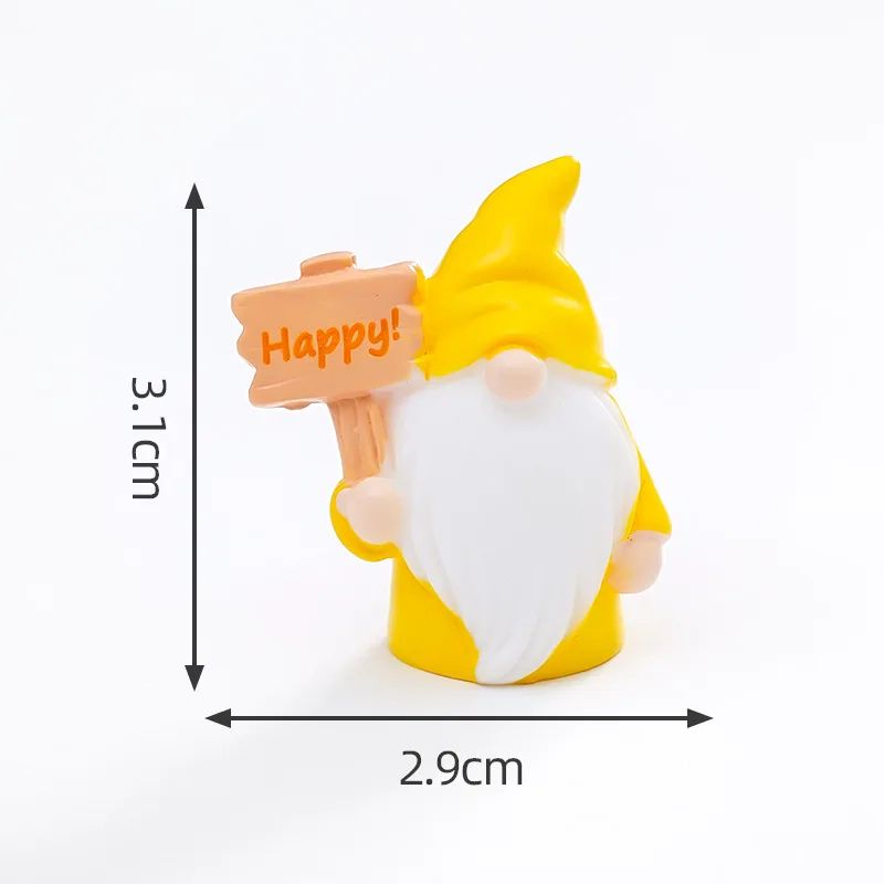 Cute Dwarf Doll Mini Garden Set