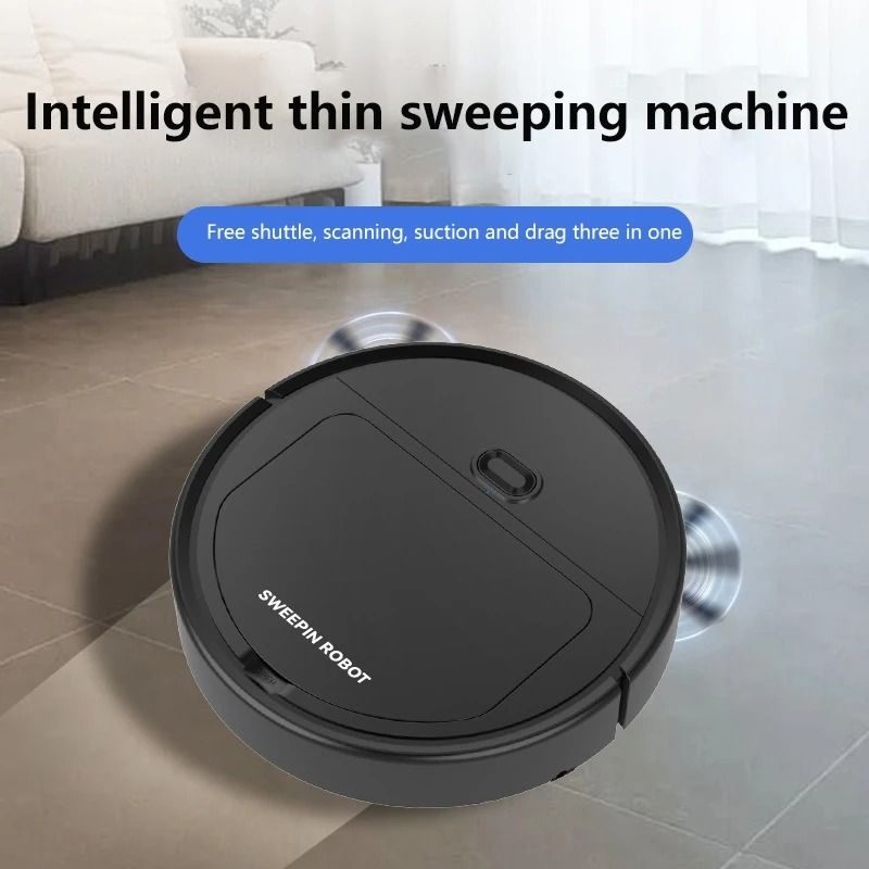Smart Robot Vacuum Cleaner with 3 in 1 Cleaning Function for Effortless Home Maintenance