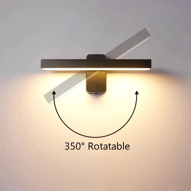 LumiGuard Rotatable PIR Motion Sensor Wall Light – IP65 Waterproof Outdoor Sconce (30/40/50cm)
