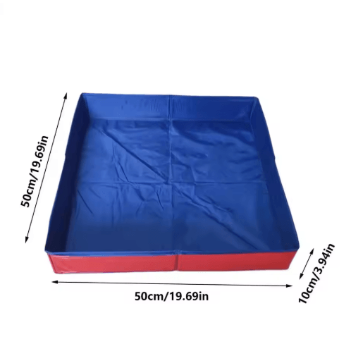 Foldable Dog Kiddie Pool – Non-Inflatable Pet Bathing Tub for Dogs & Cats
