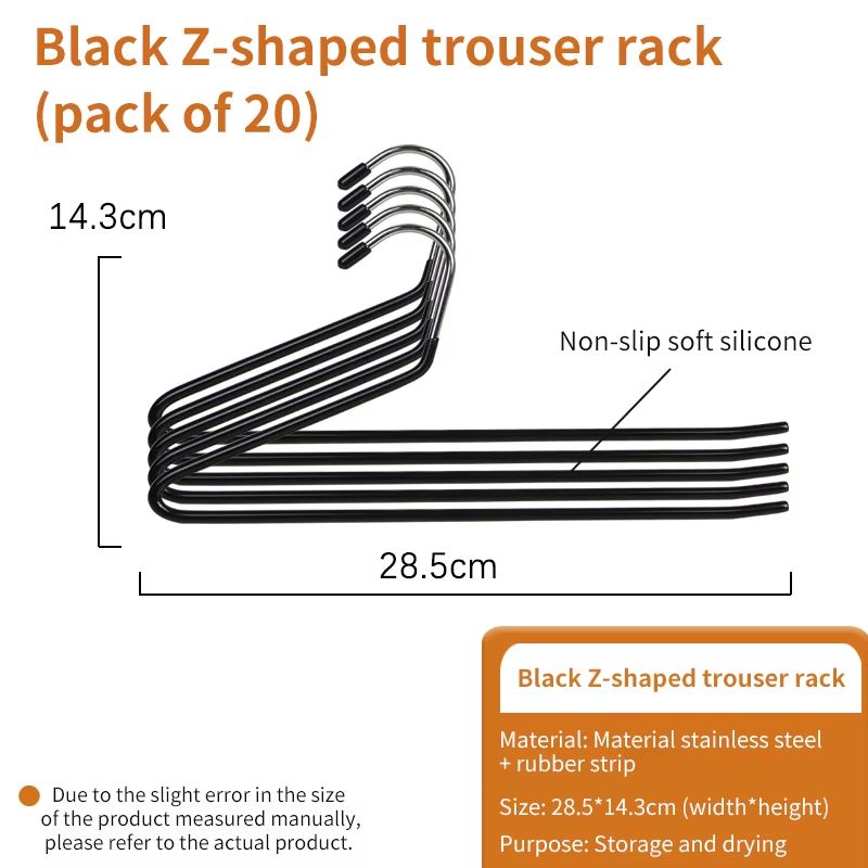 Space-Saving Expandable Sliding Pants Rack