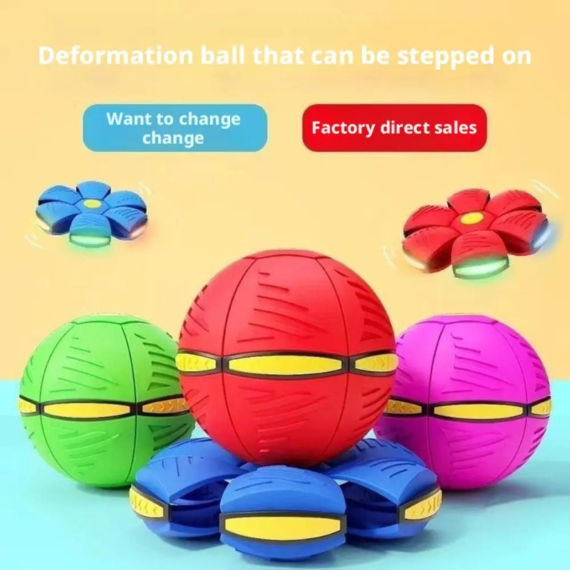 Magic Transforming Flying Saucer Ball for Kids and Pets